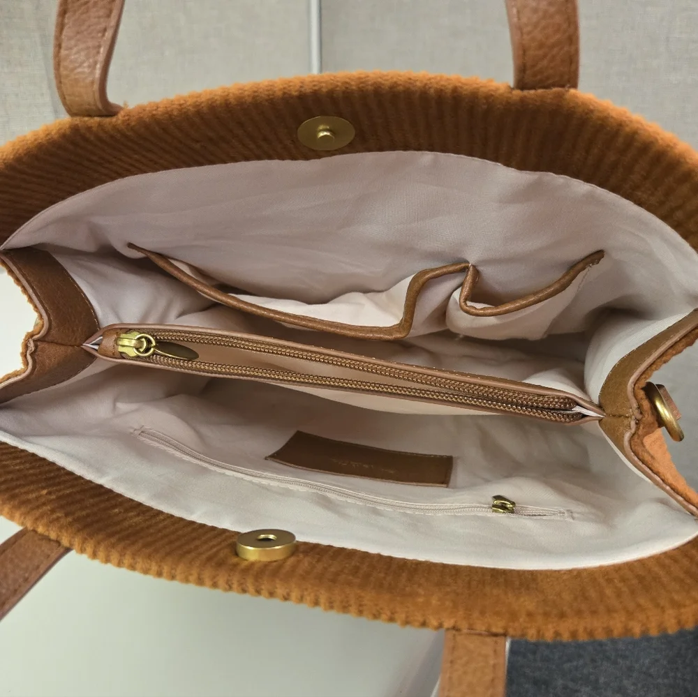 Style & Co. Tan Textured Tote Bag - Picture 4 of 5